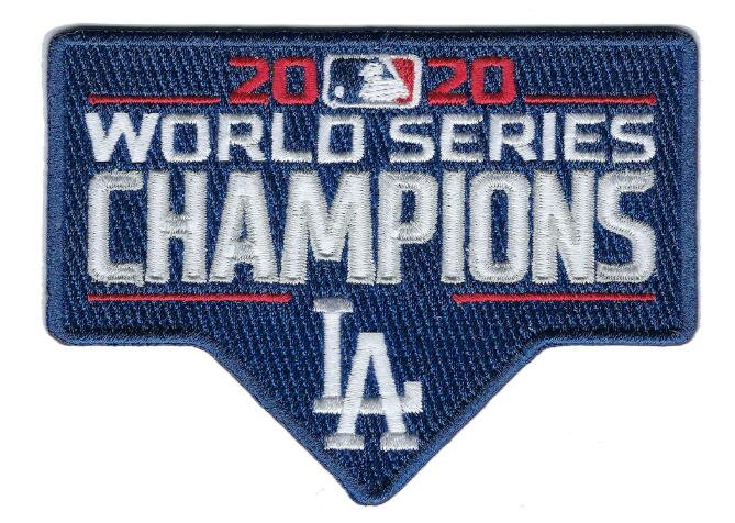 Los Angeles Dodgers 2020 World Series Champions Patch