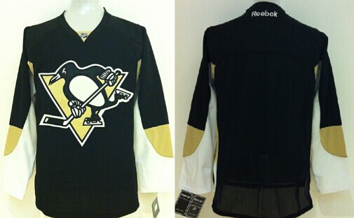 Pittsburgh Penguins Blank Black Jersey