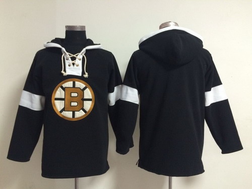 2014 Old Time Hockey Boston Bruins Blank Black Hoodie