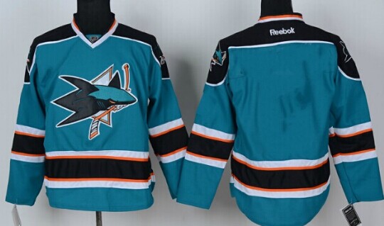 San Jose Sharks Blank Blue Jersey