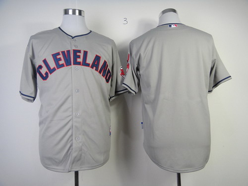 Cleveland Indians Blank Gray Jersey