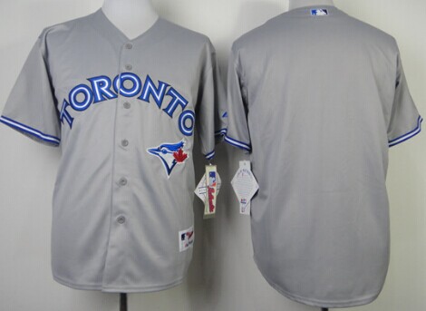 Toronto Blue Jays Blank Gray Jersey