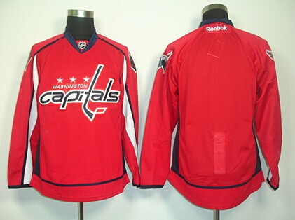 Washington Capitals Blank Red Jersey