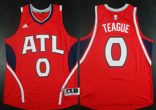 Atlanta Hawks #0 Jeff Teague Revolution 30 Swingman 2014 New Red Jersey