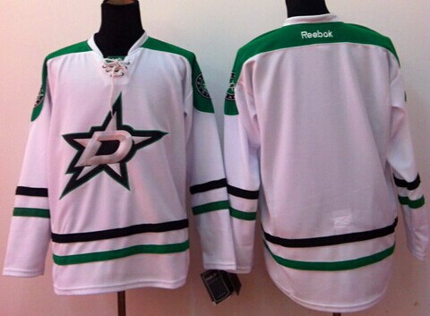 Dallas Stars Blank 2013 White Jersey