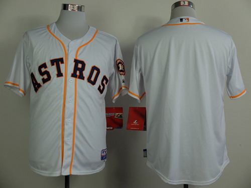 Houston Astros Blank White Jersey