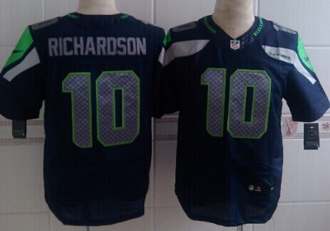 Nike Seattle Seahawks #10 Paul Richardson Navy Blue Elite Jersey