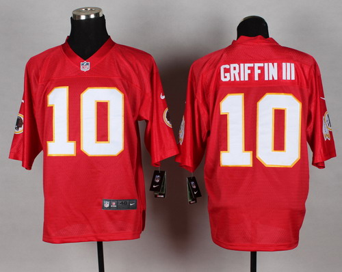 Nike Washington Redskins #10 Robert Griffin III 2014 QB Red Elite Jersey