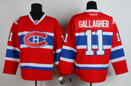 Montreal Canadiens #11 Brendan Gallagher Red CH Jersey