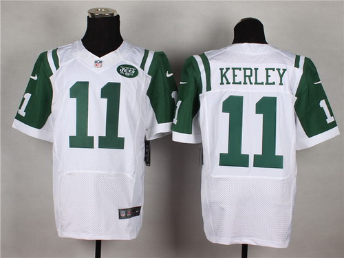 Nike New York Jets #11 Jeremy Kerley White Elite Jersey