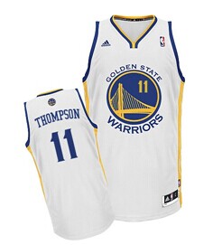 Golden State Warriors #11 Klay Thompson White Swingman Jersey
