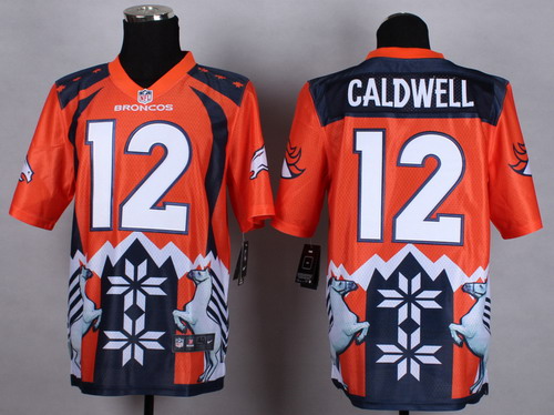 Nike Denver Broncos #12 Andre Caldwell 2015 Noble Fashion Elite Jersey