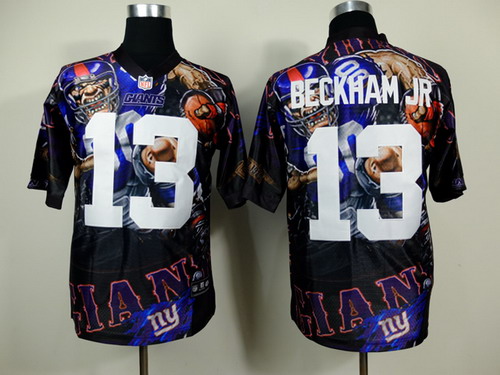 Nike New York Giants #13 Odell Beckham Jr 2014 Fashion Elite Jersey