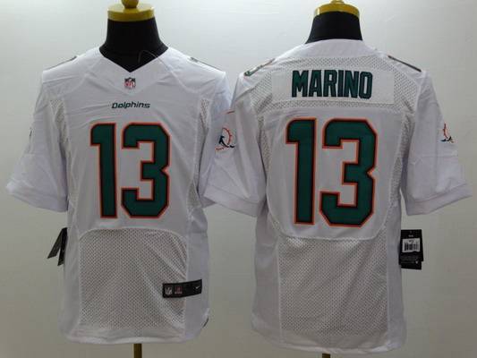 Nike Miami Dolphins #13 Dan Marino 2013 White Elite Jersey