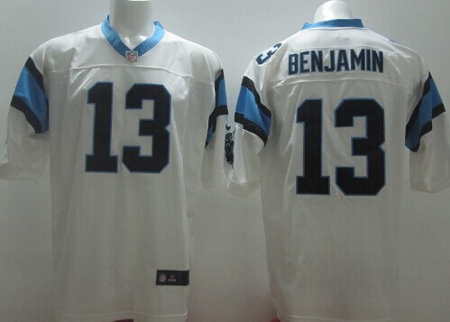 Nike Carolina Panthers #13 Kelvin Benjamin White Elite Jersey 
