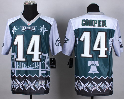 Nike Philadelphia Eagles #14 Riley Cooper 2015 Noble Fashion Elite Jersey