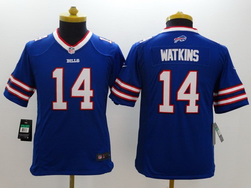 Nike Buffalo Bills #14 Sammy Watkins 2013 Light Blue Limited Kids Jersey