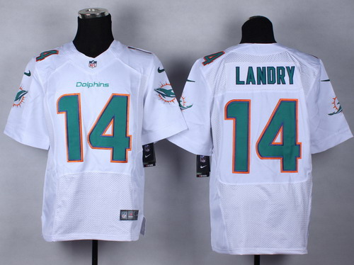 Nike Miami Dolphins #14 Jarvis Landry 2013 White Elite Jersey