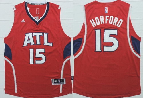 Atlanta Hawks #15 Al Horford Revolution 30 Swingman 2014 New Red Jersey