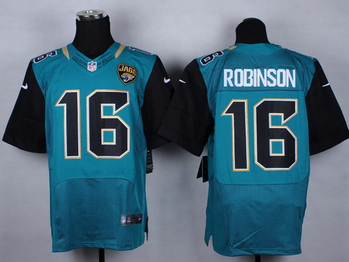 Nike Jacksonville Jaguars #16 Denard Robinson 2013 Green Elite Jersey