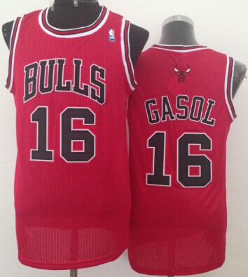 Chicago Bulls #16 Pau Gasol Red Swingman Jersey