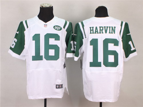 Nike New York Jets #16 Percy Harvin White Elite Jersey