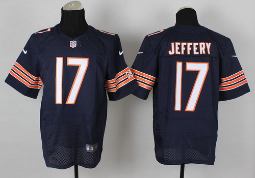 Nike Chicago Bears #17 Alshon Jeffery Blue Elite Jersey