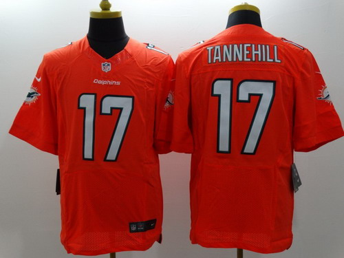 Nike Miami Dolphins #17 Ryan Tannehill 2013 Orange Elite Jersey