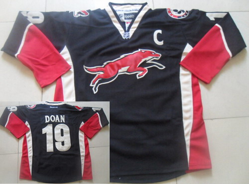 Phoenix Coyotes #19 Shane Doan Black Third Jersey