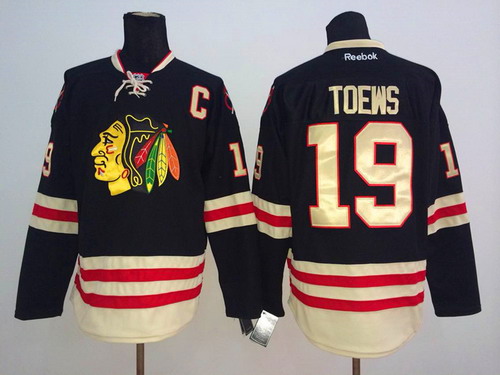 Chicago Blackhawks #19 Jonathan Toews 2015 Winter Classic Black Jersey