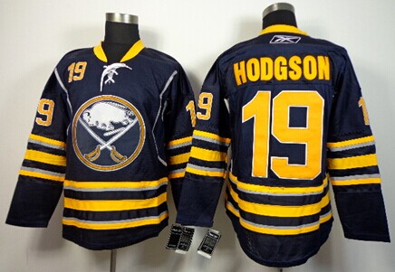 Buffalo Sabres #19 Cody Hodgson Navy Blue Jersey