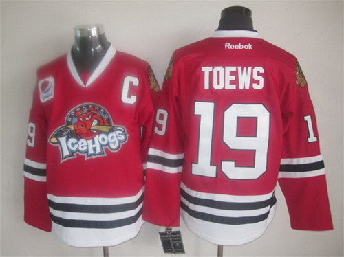 Chicago Blackhawks #19 Jonathan Toews 2015 IceHogs Red Jersey