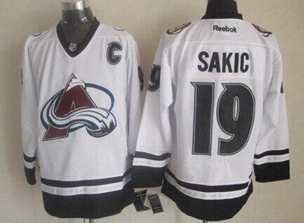 Colorado Avalanche #19 Joe Sakic 2014 White Jersey