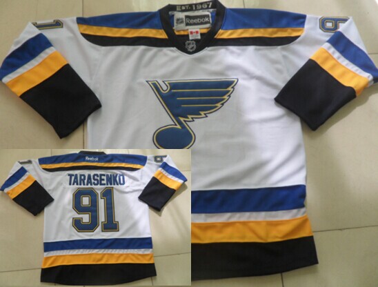 St. Louis Blues #91 Vladimir Tarasenko 2014 White Jersey