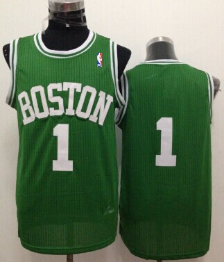 Boston Celtics #1 Walter Brown Green Swingman Throwback Jersey