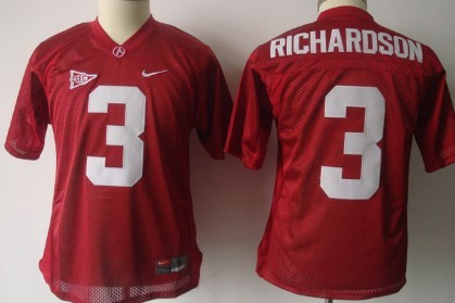 Alabama Crimson Tide #3 Trent Richardson Red Kids Jersey