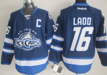 Winnipeg Jets #16 Andrew Ladd 2012 Blue Ice Caps Jersey 