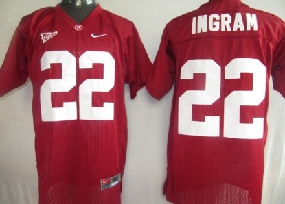 Alabama Crimson Tide #22 Ingram Red Jersey