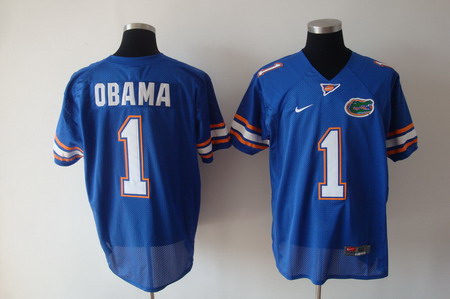 Florida Gators #1 Obama Blue Jersey