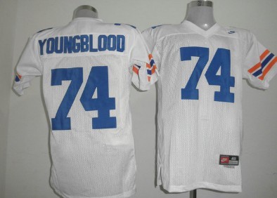 Florida Gators #74 Jack Youngblood White Jersey