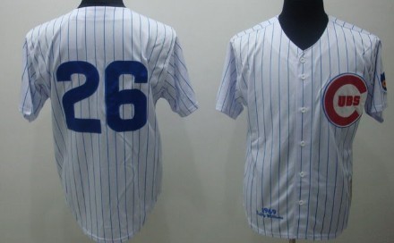 Chicago Cubs #26 Billy Williams 1969 White Throwback Jersey