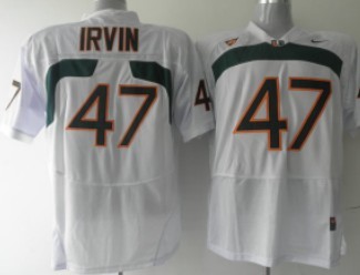 Miami Hurricanes #47 Irvin White Jersey 