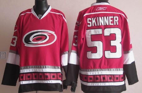 Carolina Hurricanes #53 Jeff Skinner Red Third Jersey 