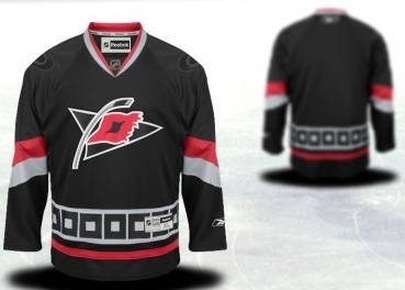 Carolina Hurricanes Youths Customized Black Third Jersey