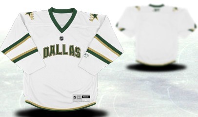 Dallas Stars Youths Customized White Jersey