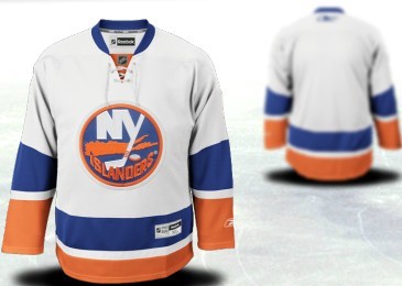 New York Islanders Mens Customized White Third Jersey