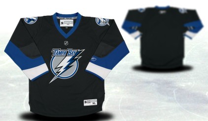 Tampa Bay Lightning Youths Customized Black Jersey