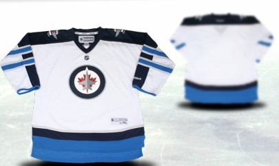 Winnipeg Jets Youths Customized 2012 White Jersey