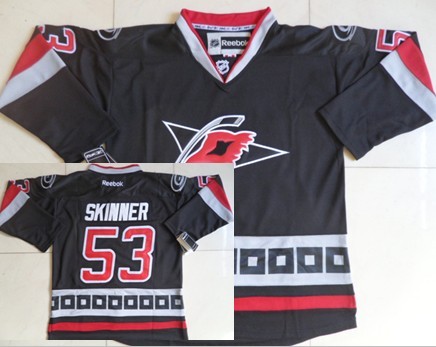 Carolina Hurricanes #53 Jeff Skinner Black Third Jersey