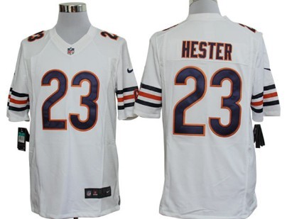 Nike Chicago Bears #23 Devin Hester White Limited Jersey 